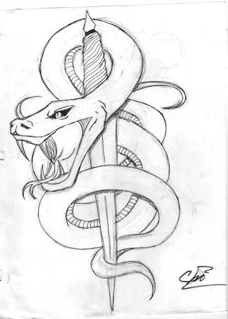 324x454 The Best Snake Outline Ideas On Tattoo Outline