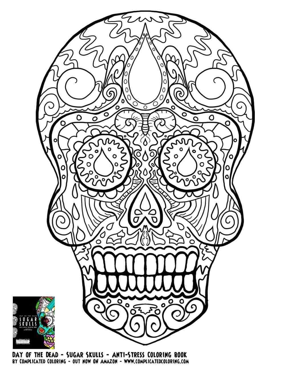 1007x1304 Detailed Coloring Pages For Adults Skull Your Meme Source