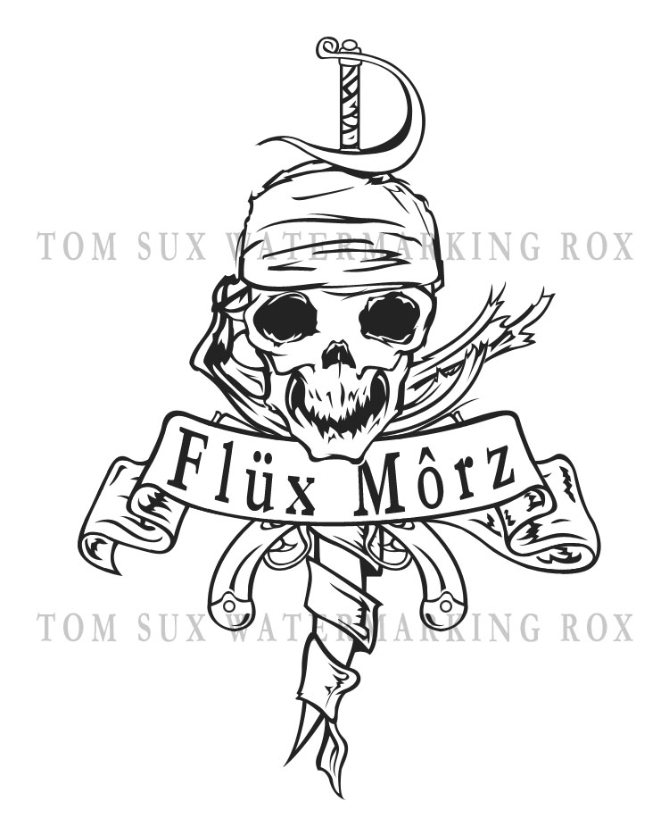 750x916 Collection Of Snake And Sword Skull Tattoos Sample