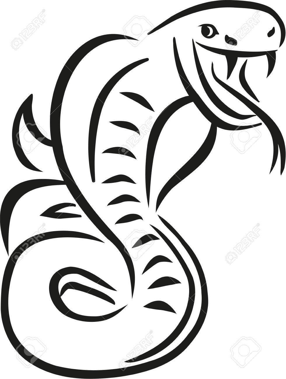 980x1300 Snake Caligraphy Style Royalty Free Cliparts, Vectors, And Stock