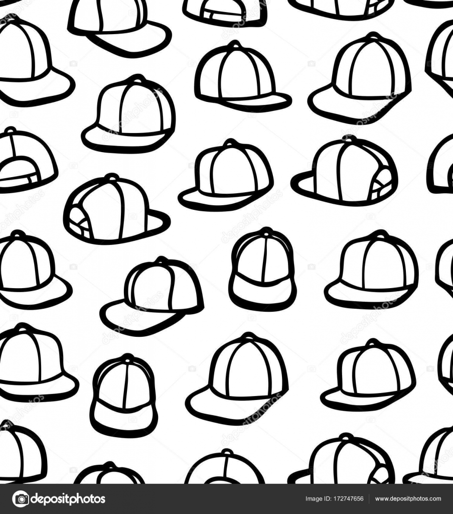 903x1024 Doodle Snapback's Stock Vector Synchr