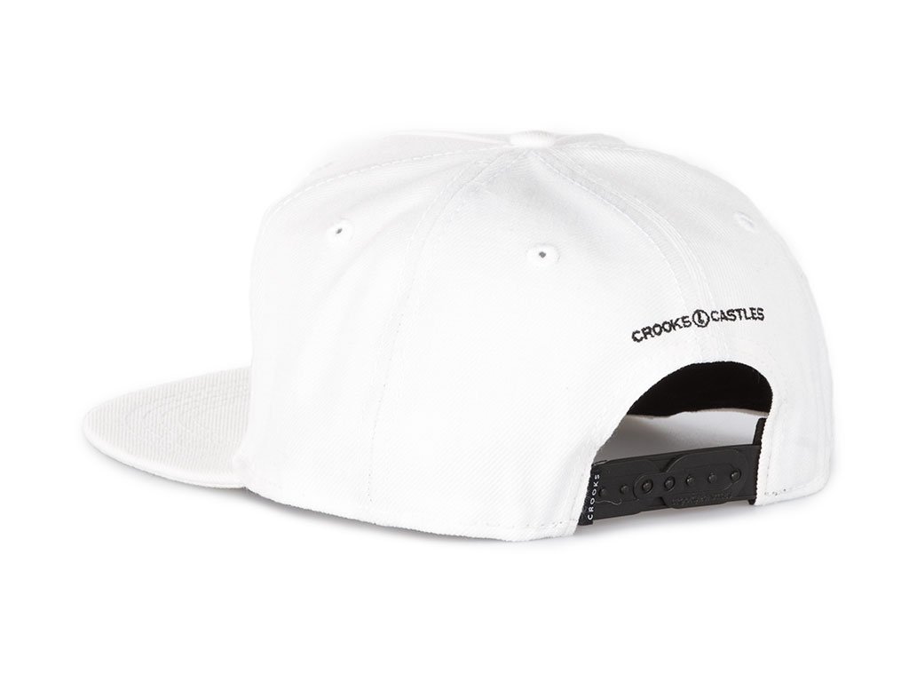 1024x768 The Crooks And Castles Champagne Crooks Snapback White