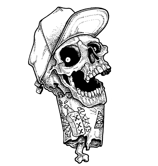 600x630 The Skull With A Snapback Amp A Hoodie. Description