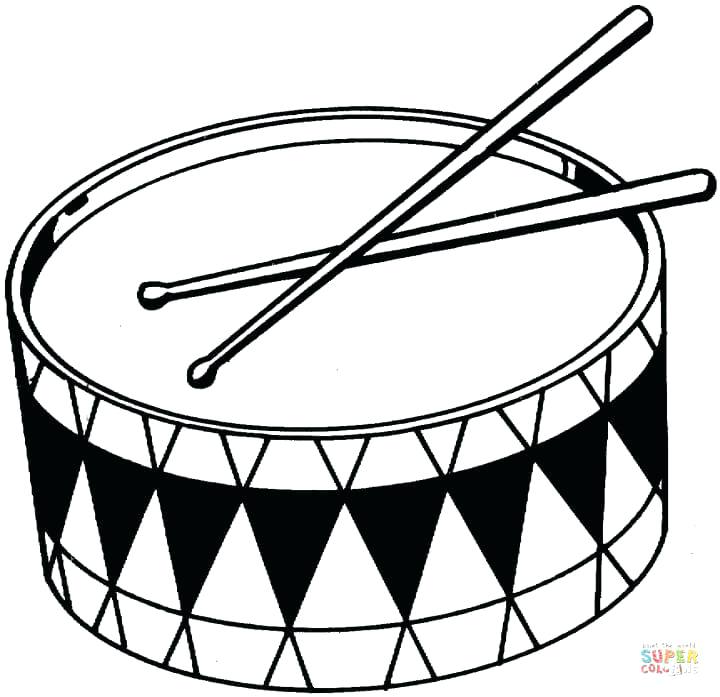 720x697 Drum Coloring Pages Click The Drums Coloring Pages To View