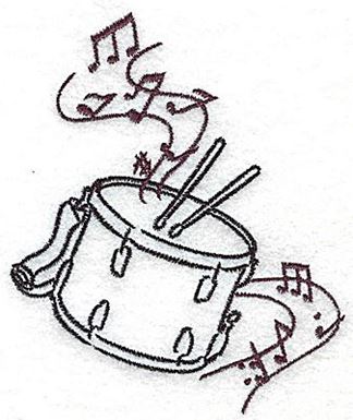 324x385 Snare Drums With Musical Notes Small Production Ready Artwork