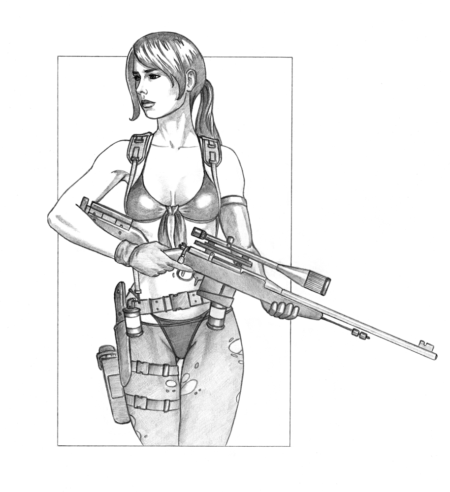 914x1000 Quiet, A Sniper Deprived Of Her Words By Aleksiah