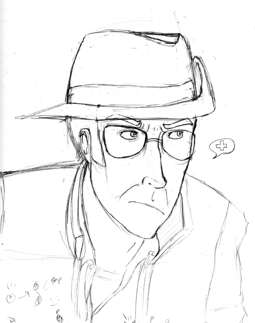 517x654 Tf2 Sniper Sketch By Suddenlynixon