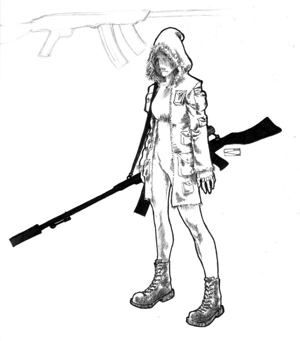 600x681 Another Sniper Drawing By Khy82