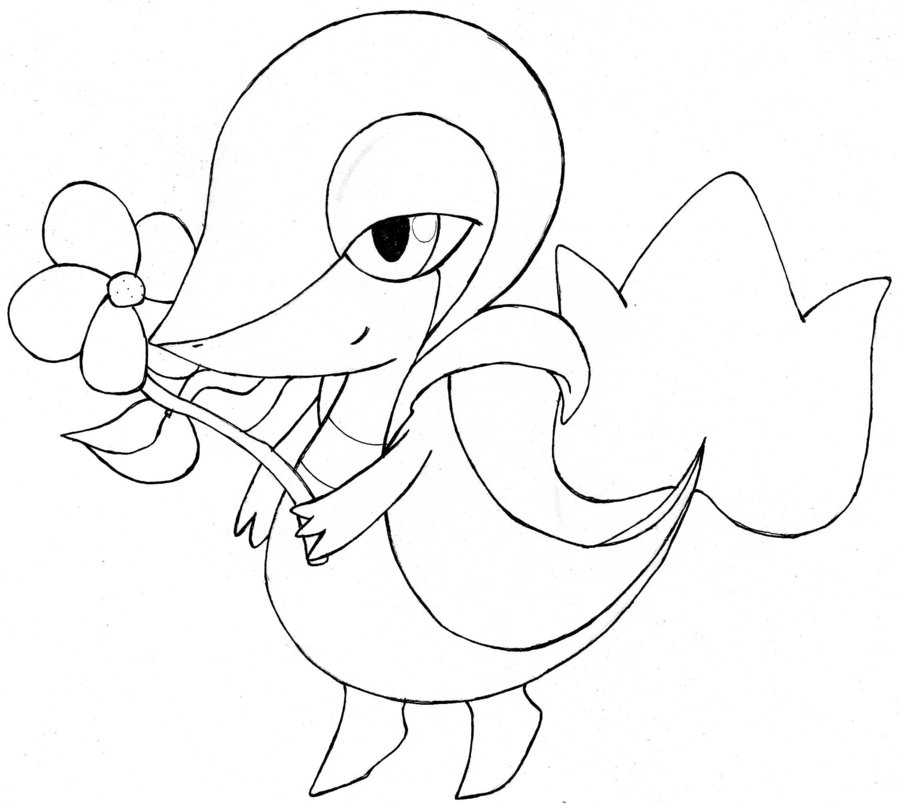 900x804 Snivy Pokemon By Adeza