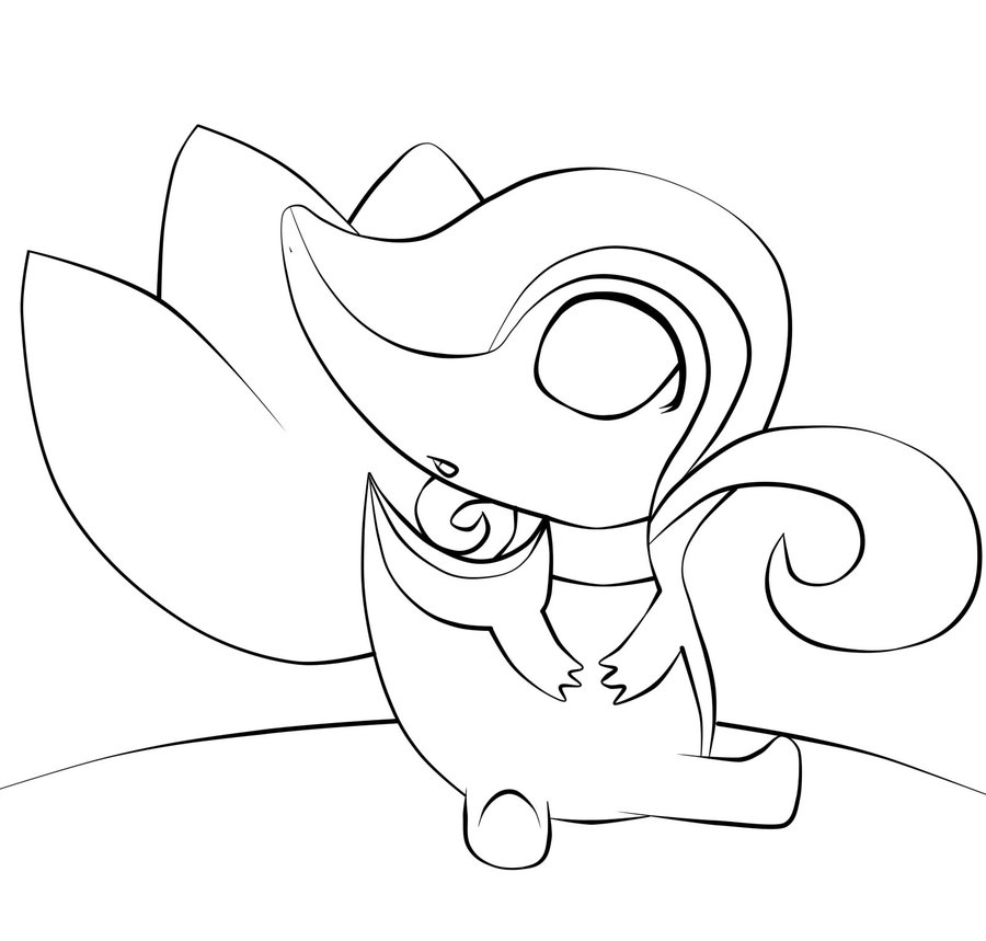 900x859 Chibi Snivy Lineart By Oxxdarkstarxxo