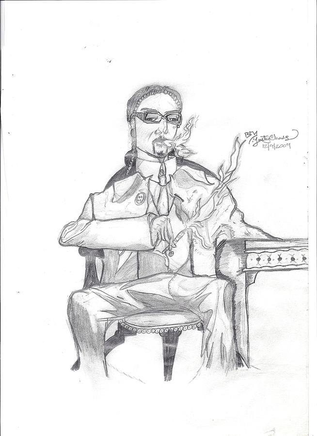 654x900 Unfinished Snoop Dogg Drawing By Justin Chase