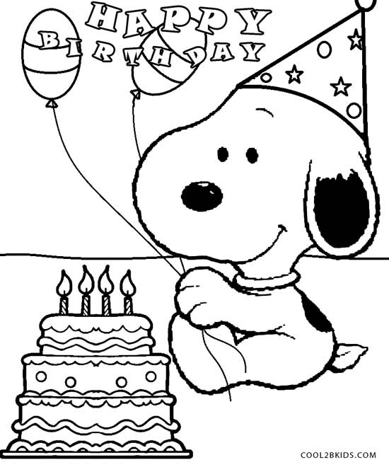 550x660 Printable Snoopy Coloring Pages For Kids Cool2bkids