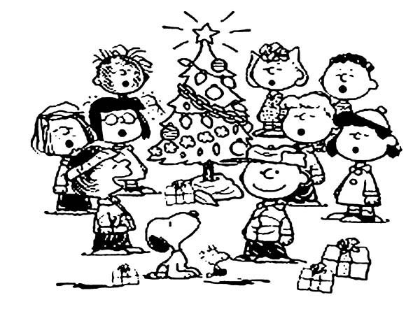 Snoopy Christmas Drawing at GetDrawings | Free download