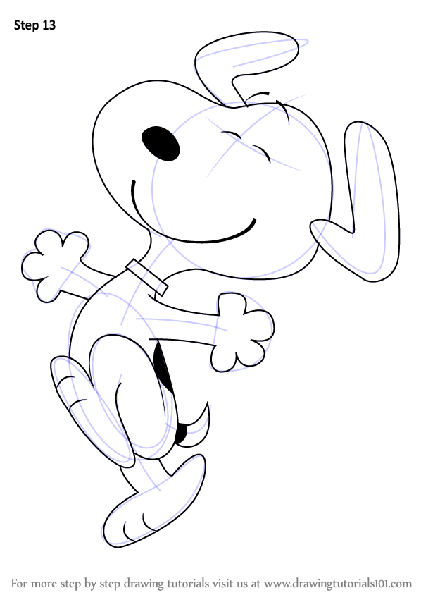 598x844 Learn How To Draw Snoopy From The Peanuts Movie (The Peanuts Movie