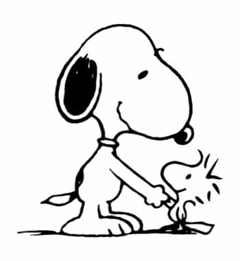 350x380 Snoopy Clip Art