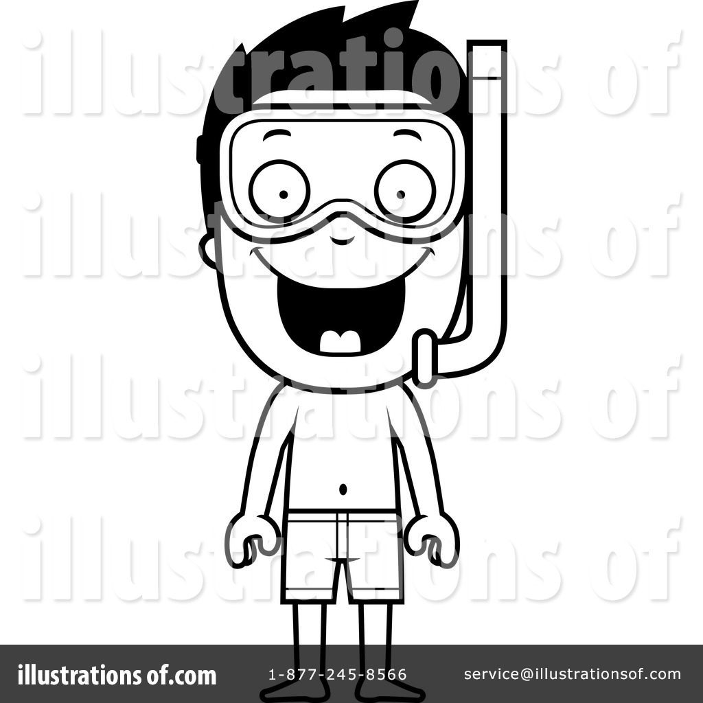 1024x1024 Snorkeling Clipart