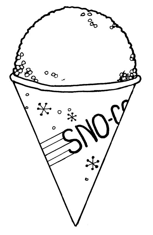 521x800 Snow Cone Clip Art