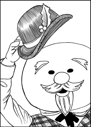 350x488 Mini Sketch Monday Sam The Snowman