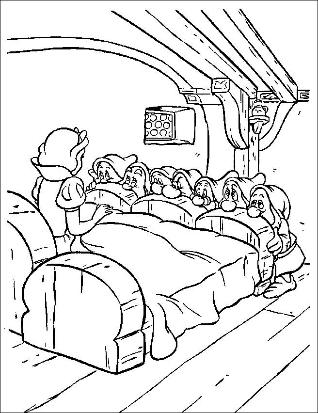 656x852 Snow White And The Seven Dwarfs Coloring Pages 360coloringpages