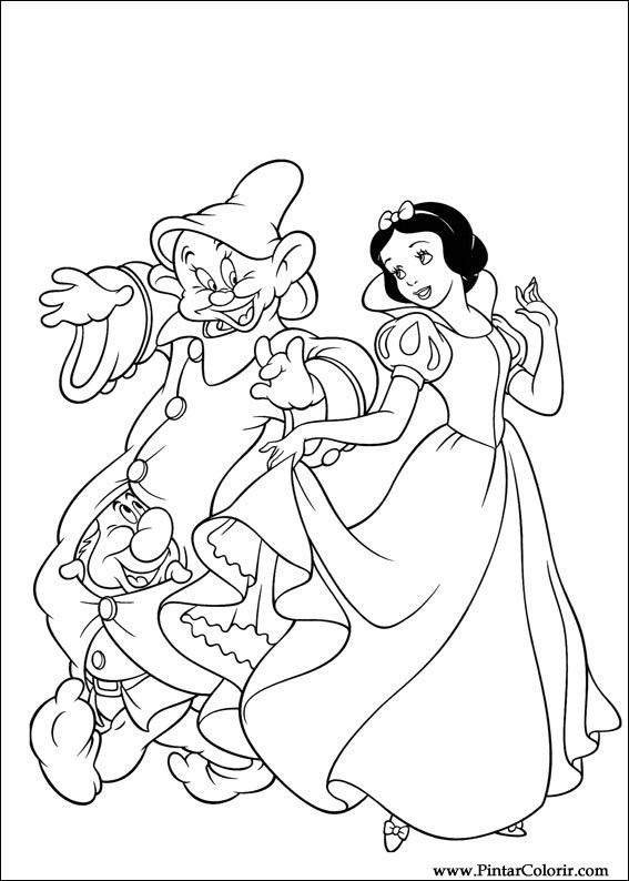 567x794 Drawings To Paint Amp Colour Snow White