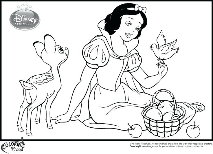 736x532 Elegant Snow White Coloring Page New