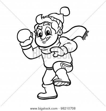 450x470 Kid Throwing Snowball Vector Amp Photo Bigstock