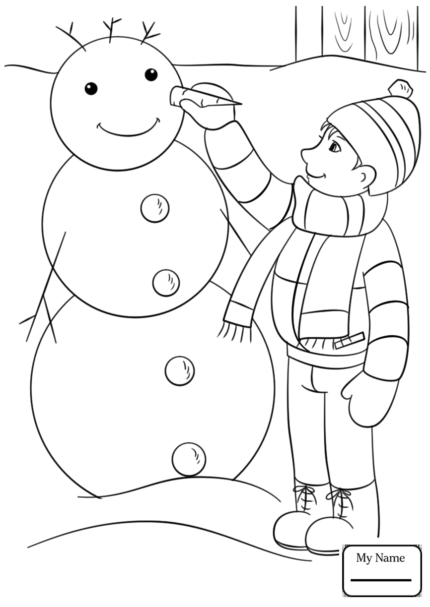 866x1224 Nature Seasons Winter Girl In A Snowball Fight Winter Coloring