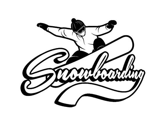570x429 Snowboarding Logo 1 Snowboarder Snow Board Skiing Helmet