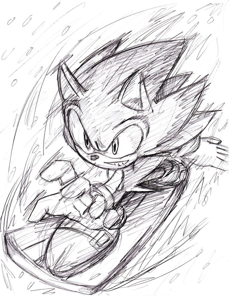 786x1017 Snowboarding Sonic By Rustyartist