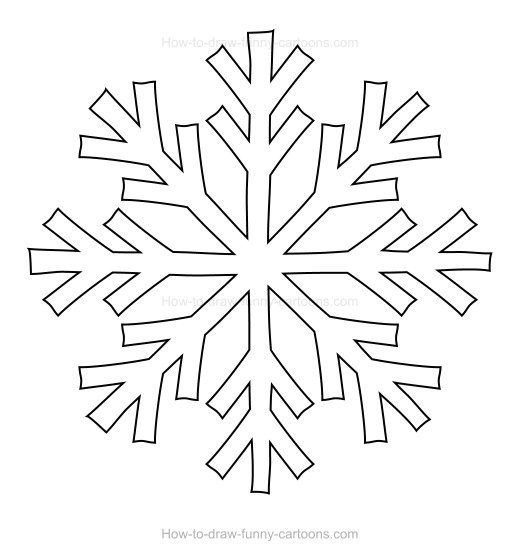 520x551 To Draw A Snowflake