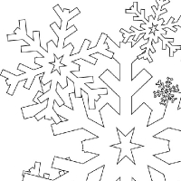 200x200 Drawing Snowflake