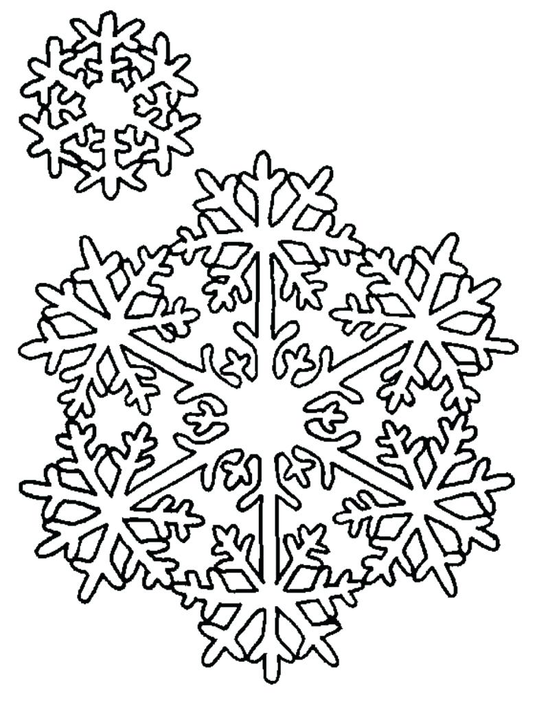 782x1024 Printable Snowflake Patterns