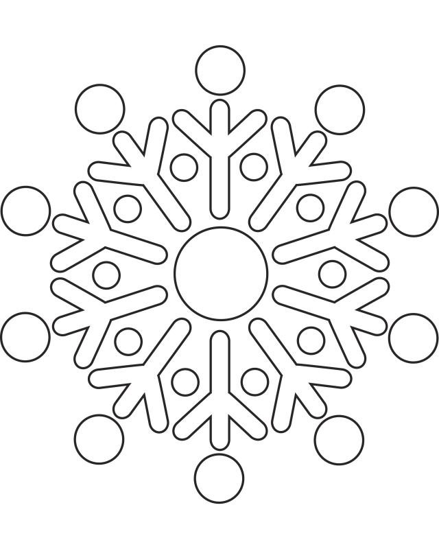 640x800 Snowflake Patterns For Kids