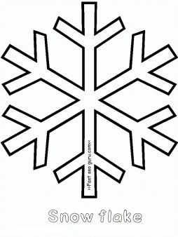 254x338 The Best Snowflake Coloring Pages Ideas