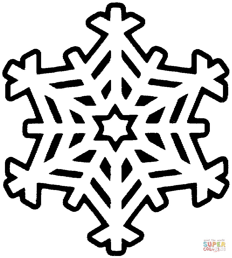 796x888 Snowflake Coloring Page Free Printable Coloring Pages