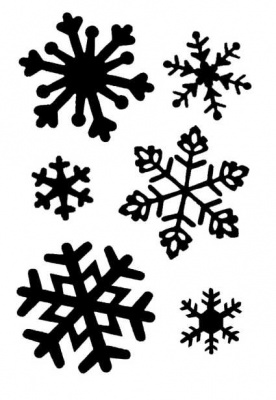 276x400 Snowflake Polyclay Corner