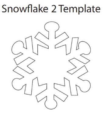 342x378 Best Photos Of Printable Snowflake Cut Out Template