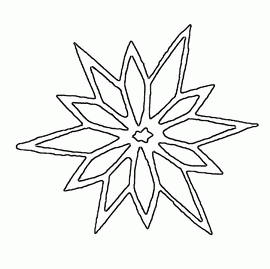 270x269 Paper Snowflake Templates