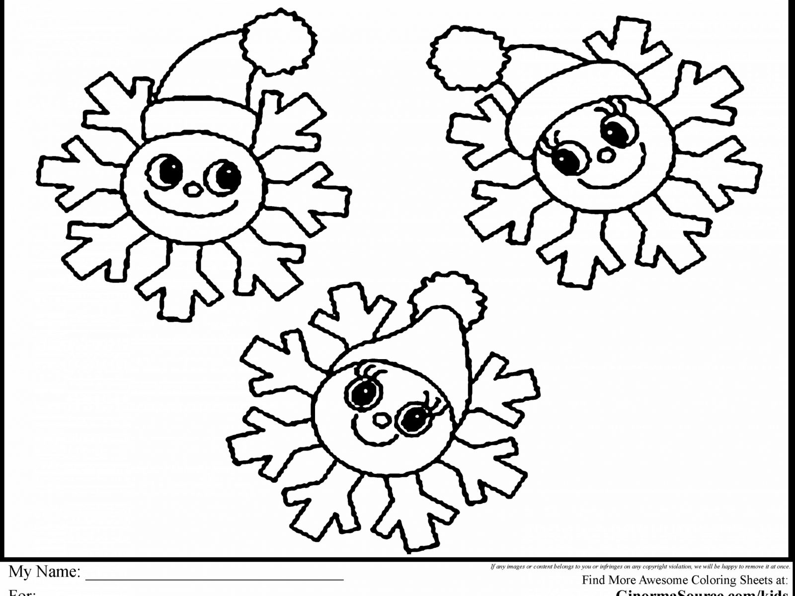 1600x1200 Snowflakes Coloring Pages Simple For Kids Unique Snowflake Free
