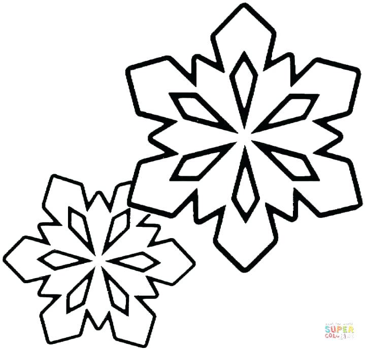719x691 Snowflakes Color Pages Coloring Page Snowflake Snowflake Printable