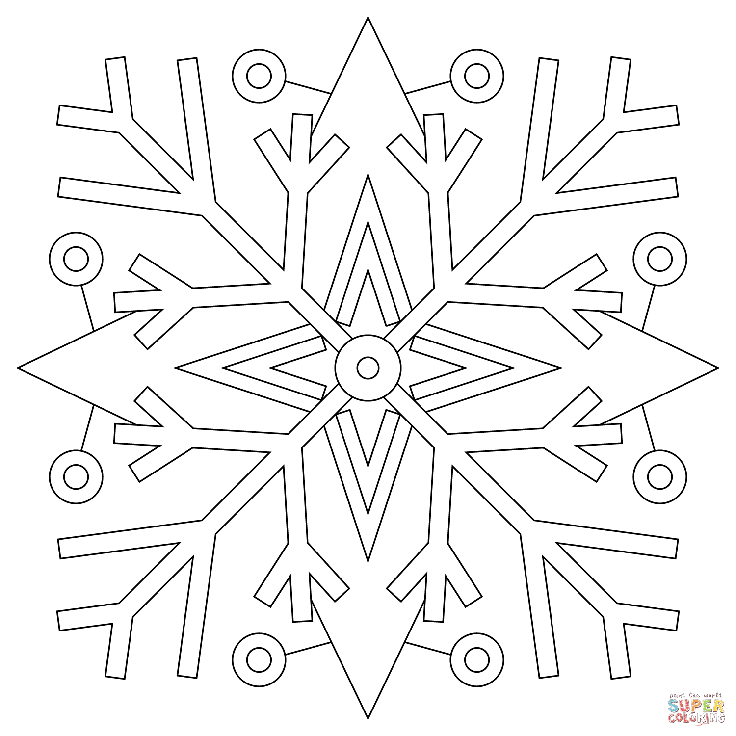 1500x1500 Coloring Pages Nice Coloring Pages Draw A Snowflake Snowflakes