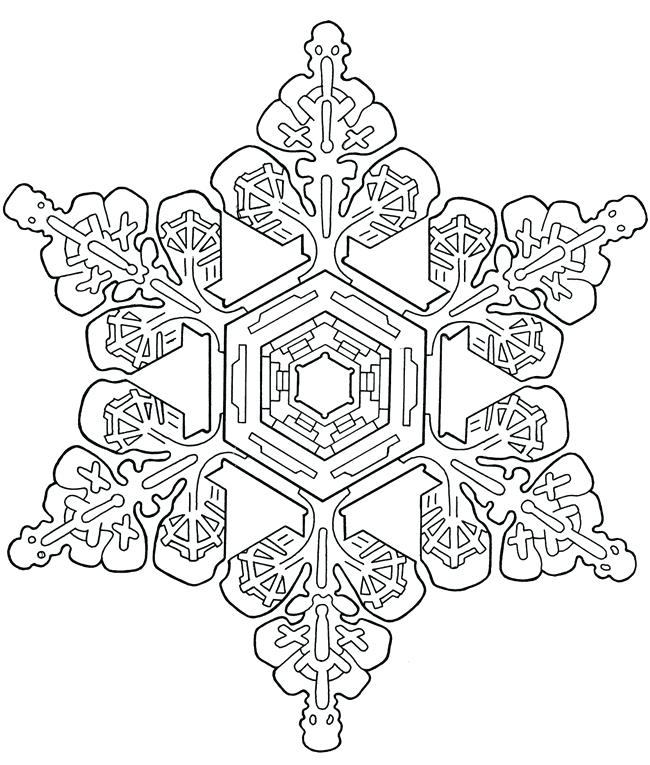 650x765 Coloring Pages Of Snowflakes Hard Snowflake Coloring Pages