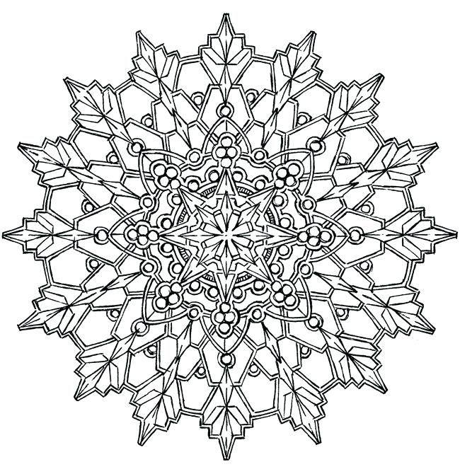 650x670 Snowflake Coloring Sheets Coloring Pages Of Snowflakes Drawing