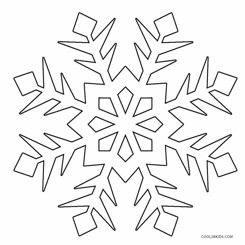 Snowflakes Line Drawing at GetDrawings | Free download