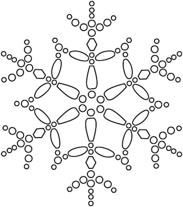 358x406 Top 75 Snowflake Clip Art