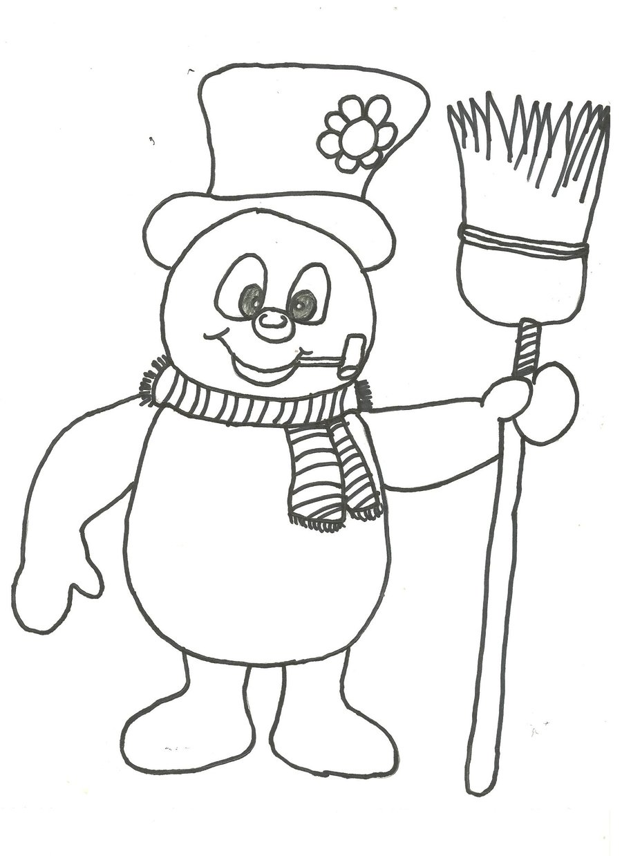 900x1238 Drawn Snowman Frosty The Snowman