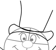 236x214 Step 5 Drawing Frosty The Snowman In Easy Steps For Christmas