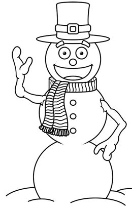 260x419 How To Draw A Snowman