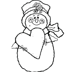230x230 Top 20 Free Printable Snowman Coloring Pages Online