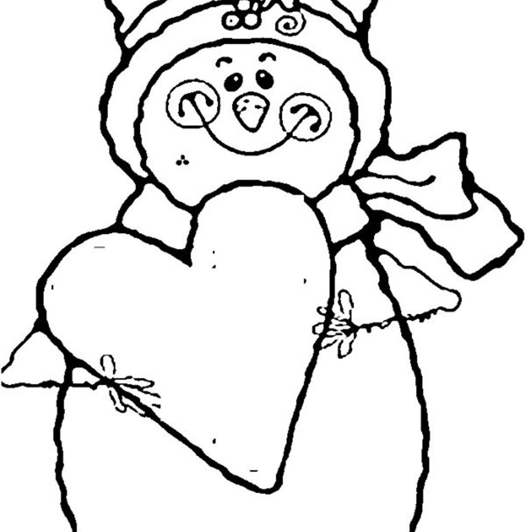 1068x1080 Beautiful Snowman Coloring Page On Pages For Kids Printable